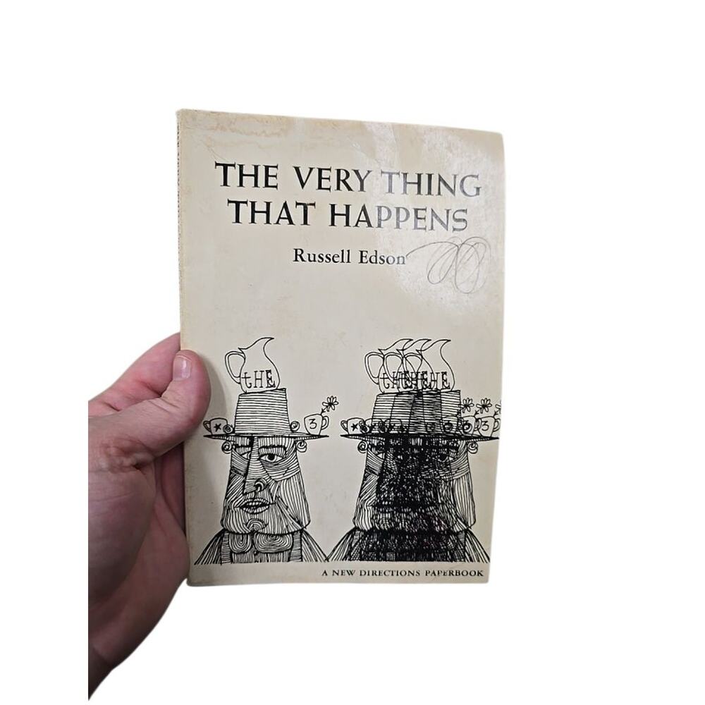 Vintage The Very Thing That Happens by Russell Edson 1st Edition Paperback Book